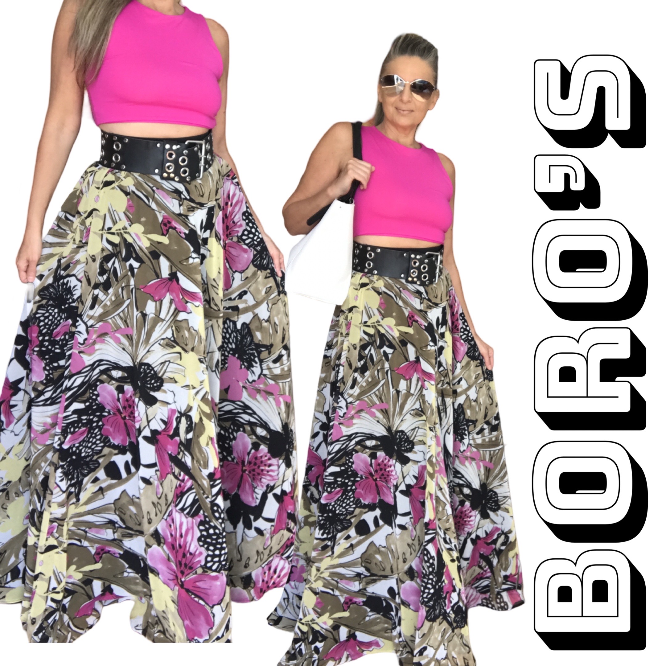 Dlouhá letní sukně - maxi sukně BOROS SK-L-SF01